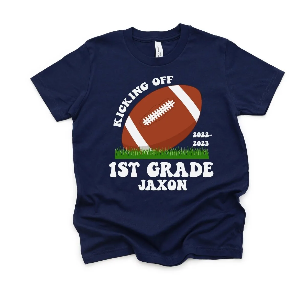 1st Grade Shirt | Personalized Football Shirt