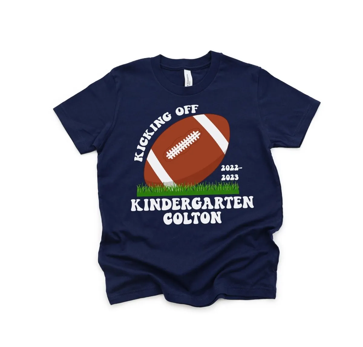 1st Grade Shirt | Personalized Football Shirt