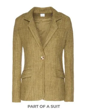 8 By Yoox Women Blazer Military green 10 UK