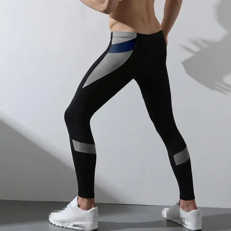 Aidase Winter Warm Long Johns Leggings For Men Tights Gym Fitness Running Compression Pants Elastic Slim Long Underwear Sport Trousers