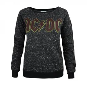 Amplified Womens/Ladies AC/DC Logo Sweater