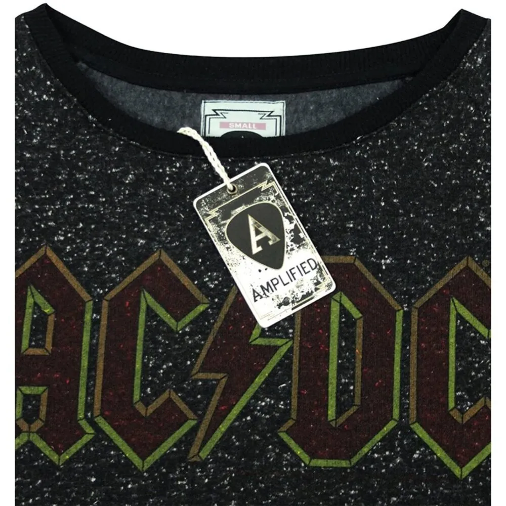 Amplified Womens/Ladies AC/DC Logo Sweater