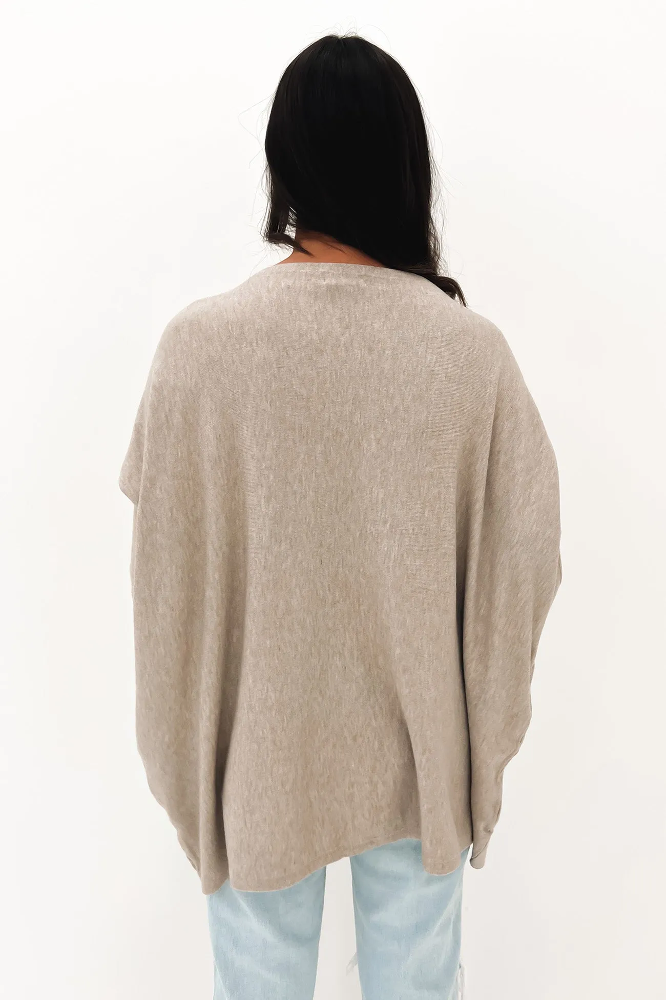 Aziza Knit Jumper Mushroom