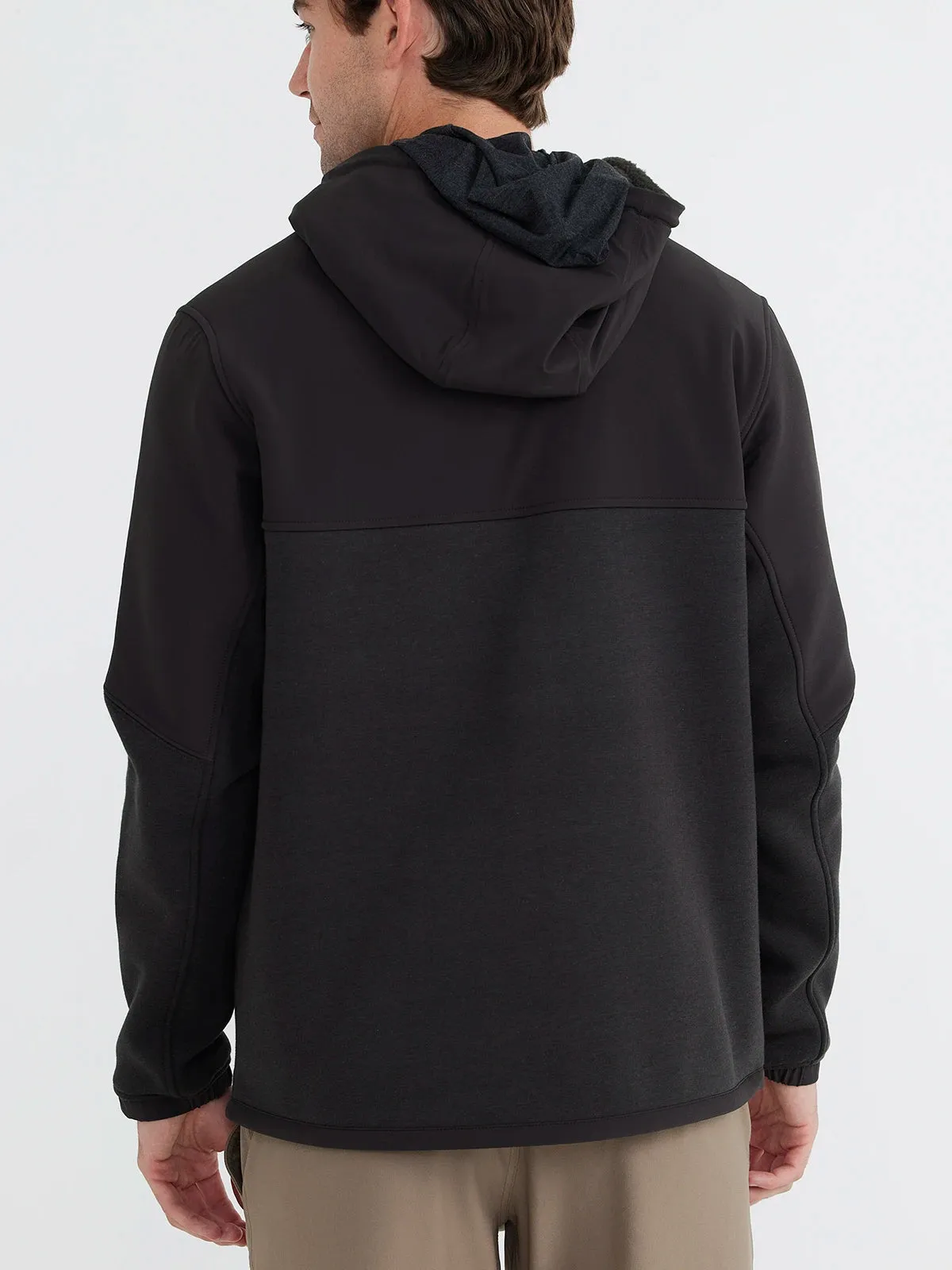 Bamboo Sherpa-Lined Elements Jacket - Onyx