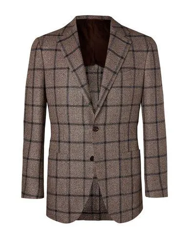 Beams Man Blazer Dark brown 38 suit