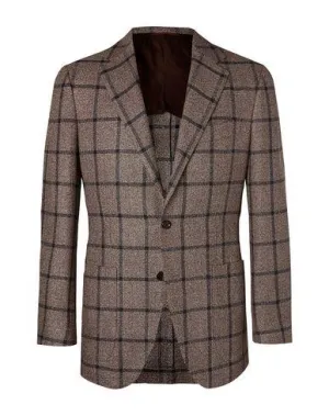 Beams Man Blazer Dark brown 38 suit