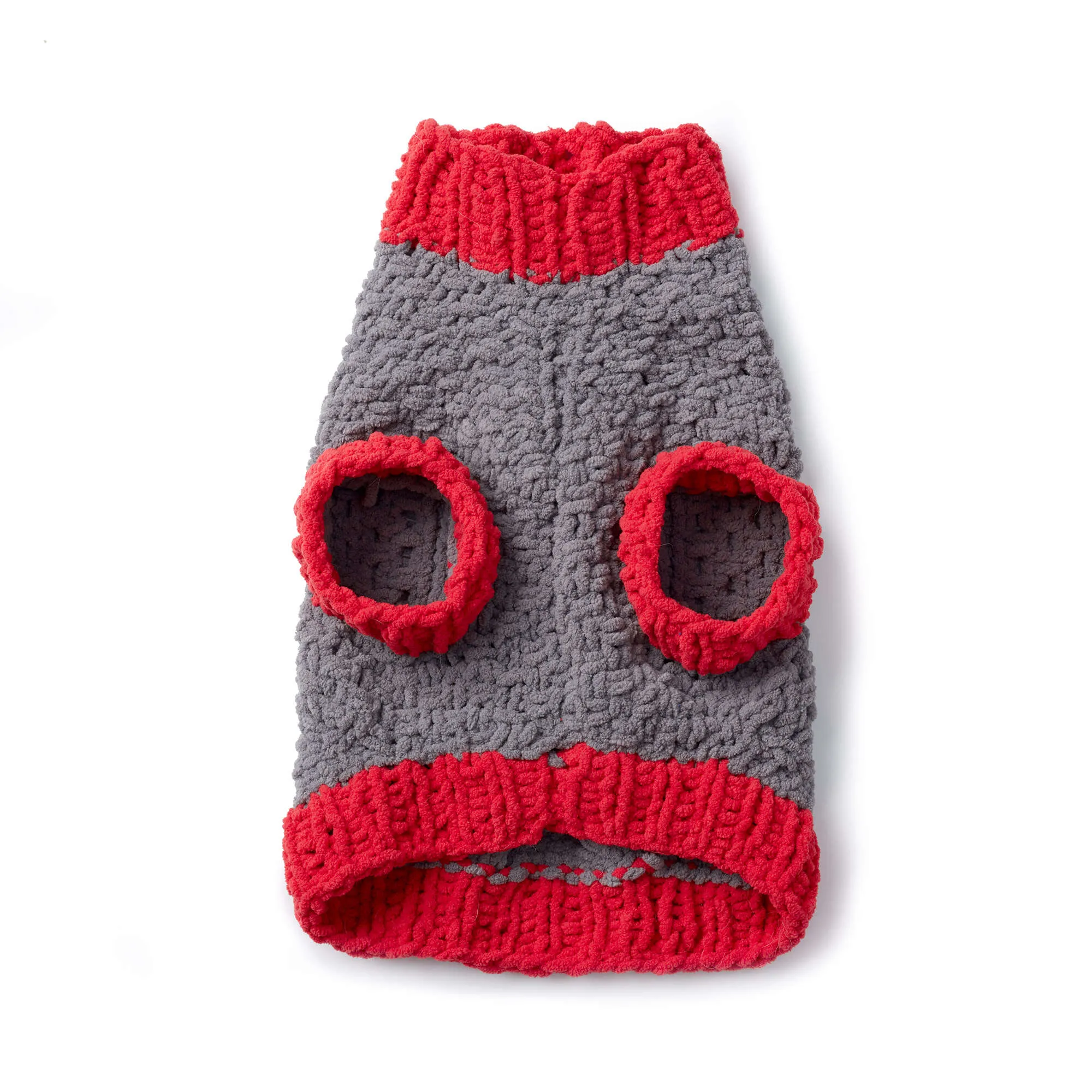 Bernat Bones And Biscuits Knit Dog Coat