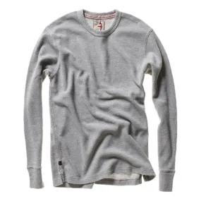 Bi-Waffle Crew Pale Grey