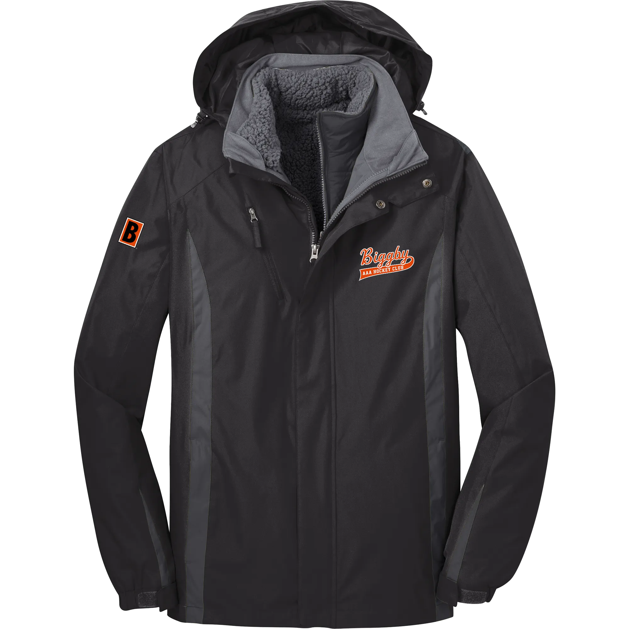 Biggby Coffee AAA Colorblock 3-in-1 Jacket