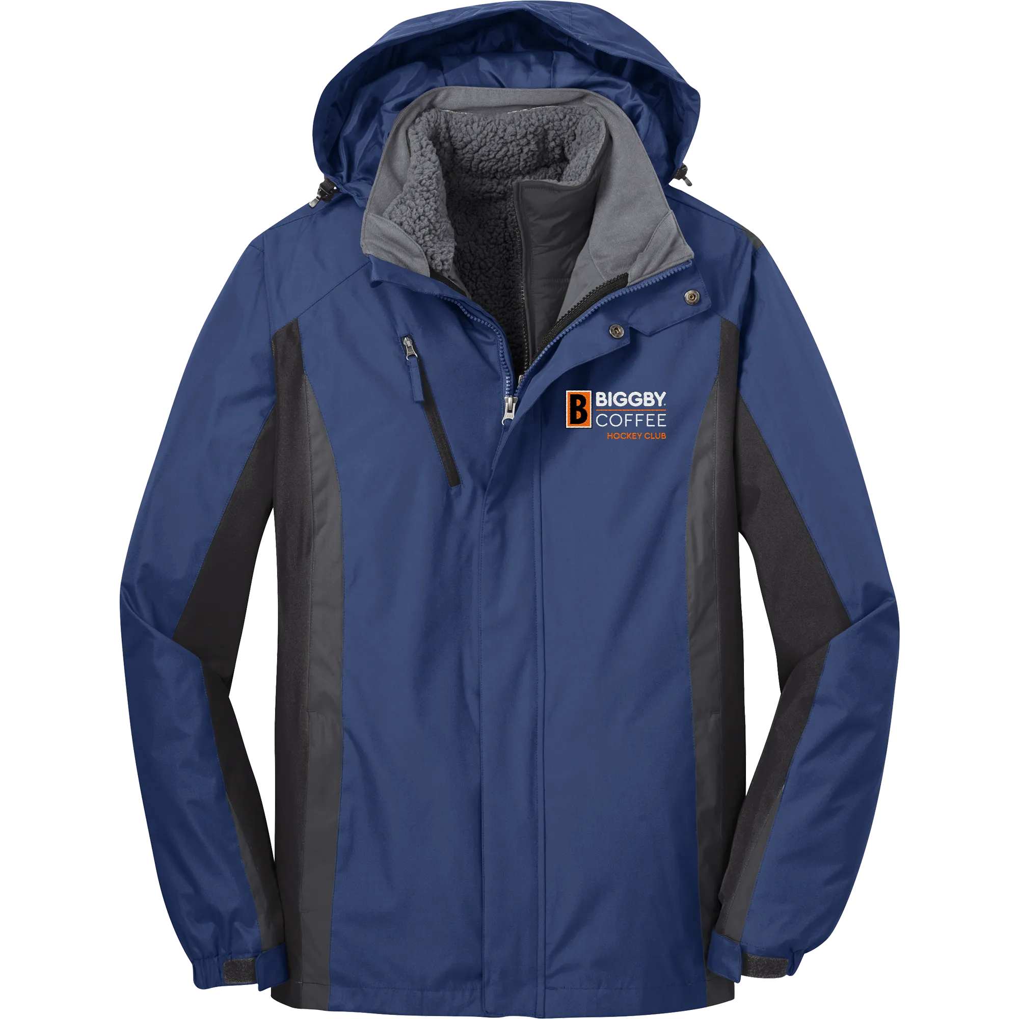 Biggby Coffee Hockey Club Colorblock 3-in-1 Jacket