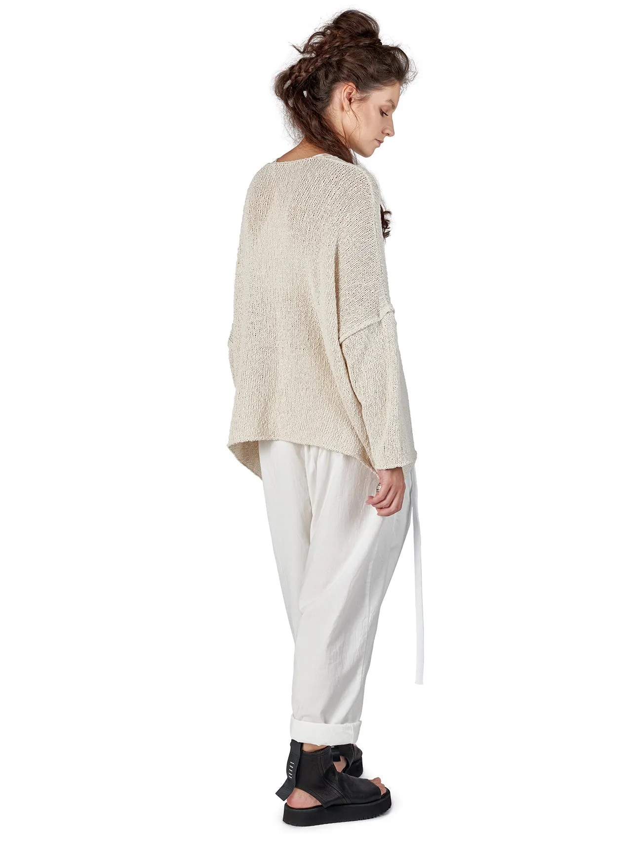 Bima Knit Sweater - White Sand