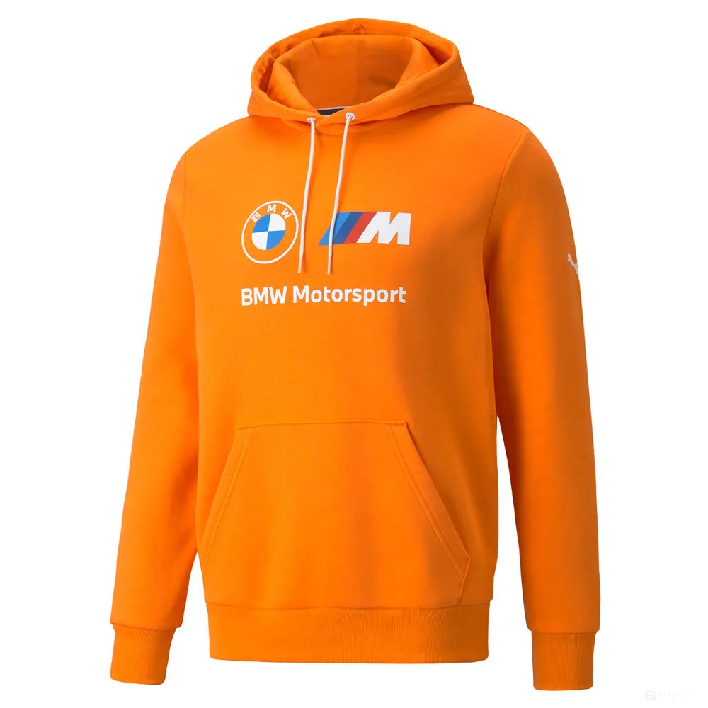 BMW Hoodie, Puma BMW ESS Fleece, Orange, 2021