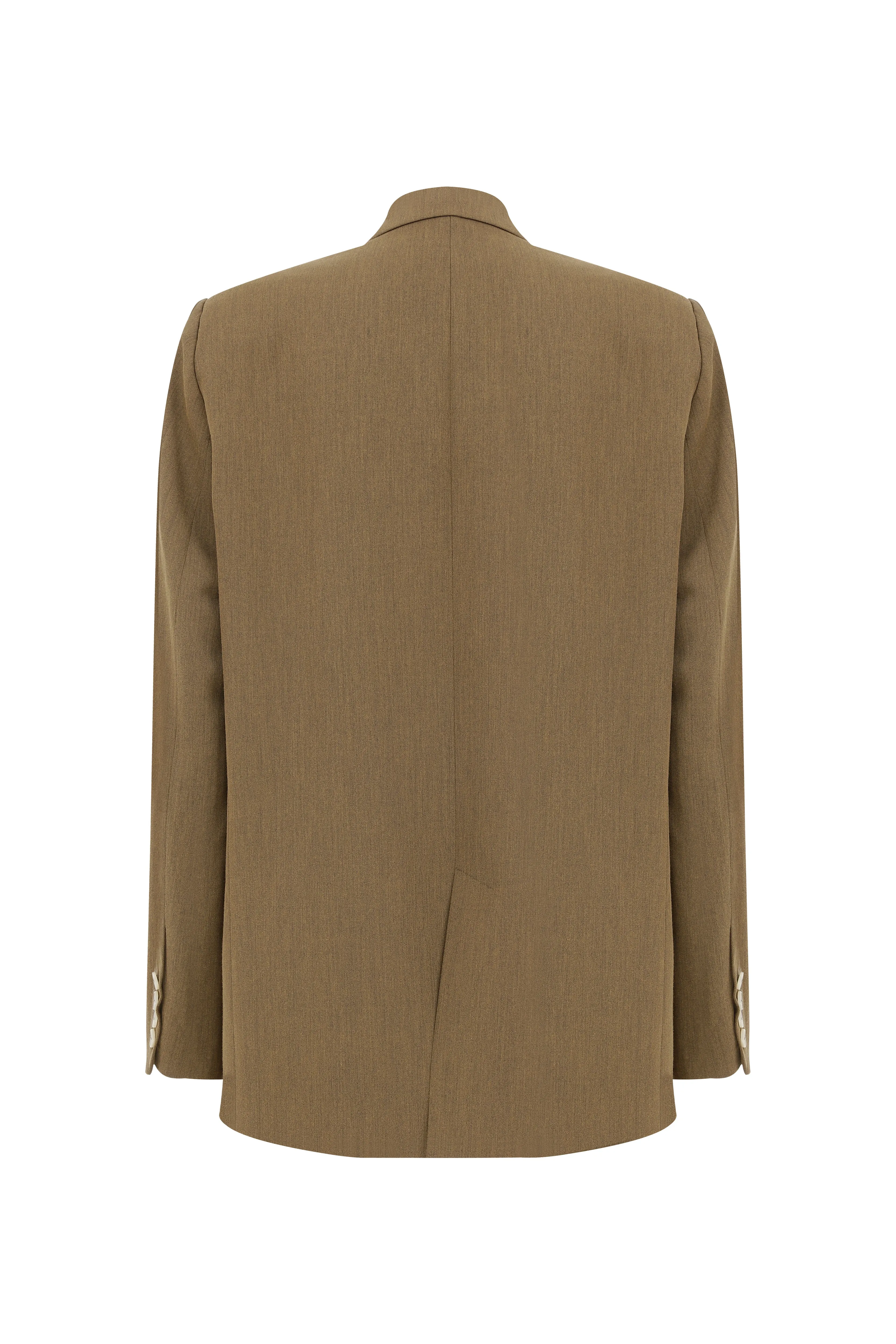 Boxy Oversize Blazer in Khaki