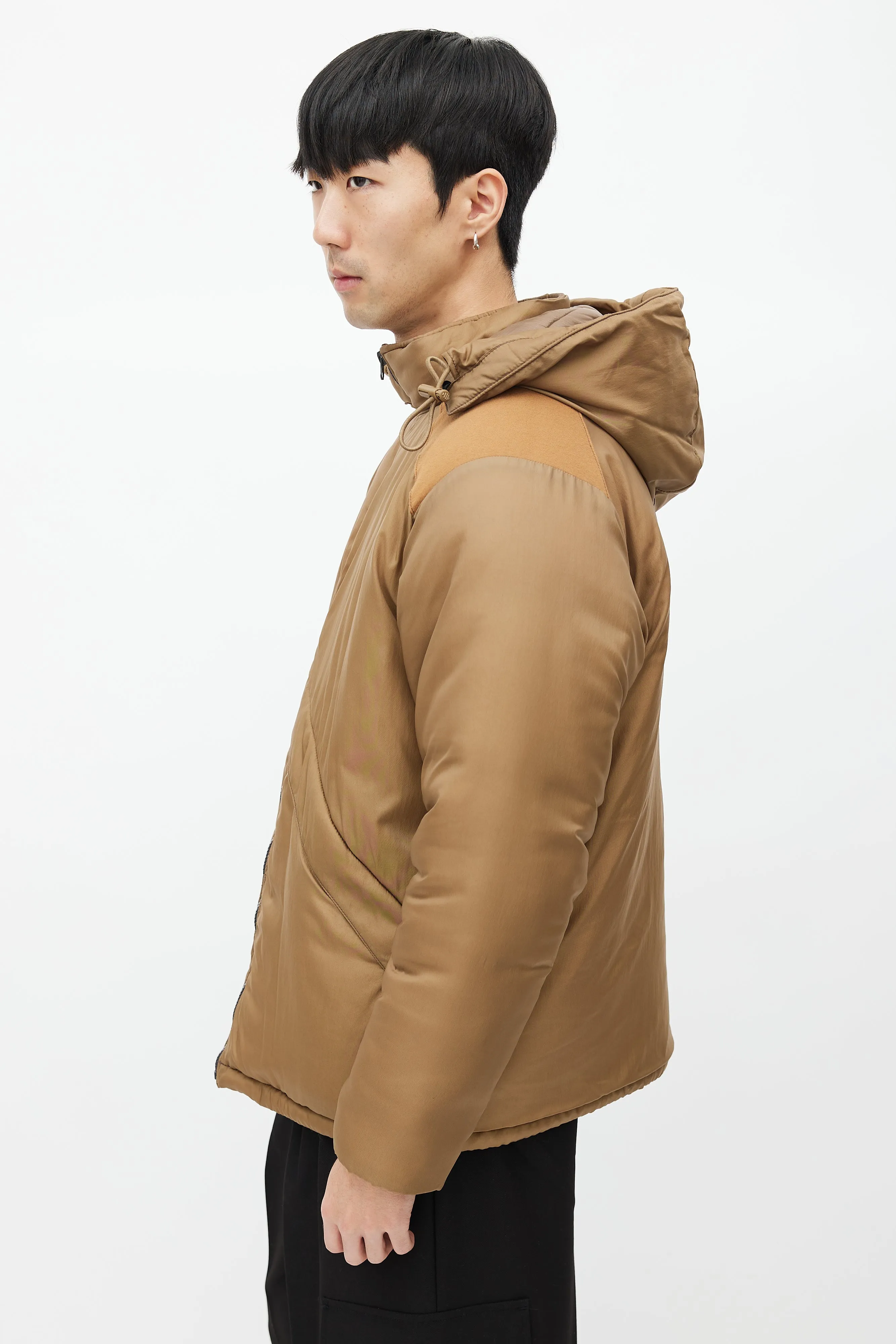 Brown L7 Puffer Jacket