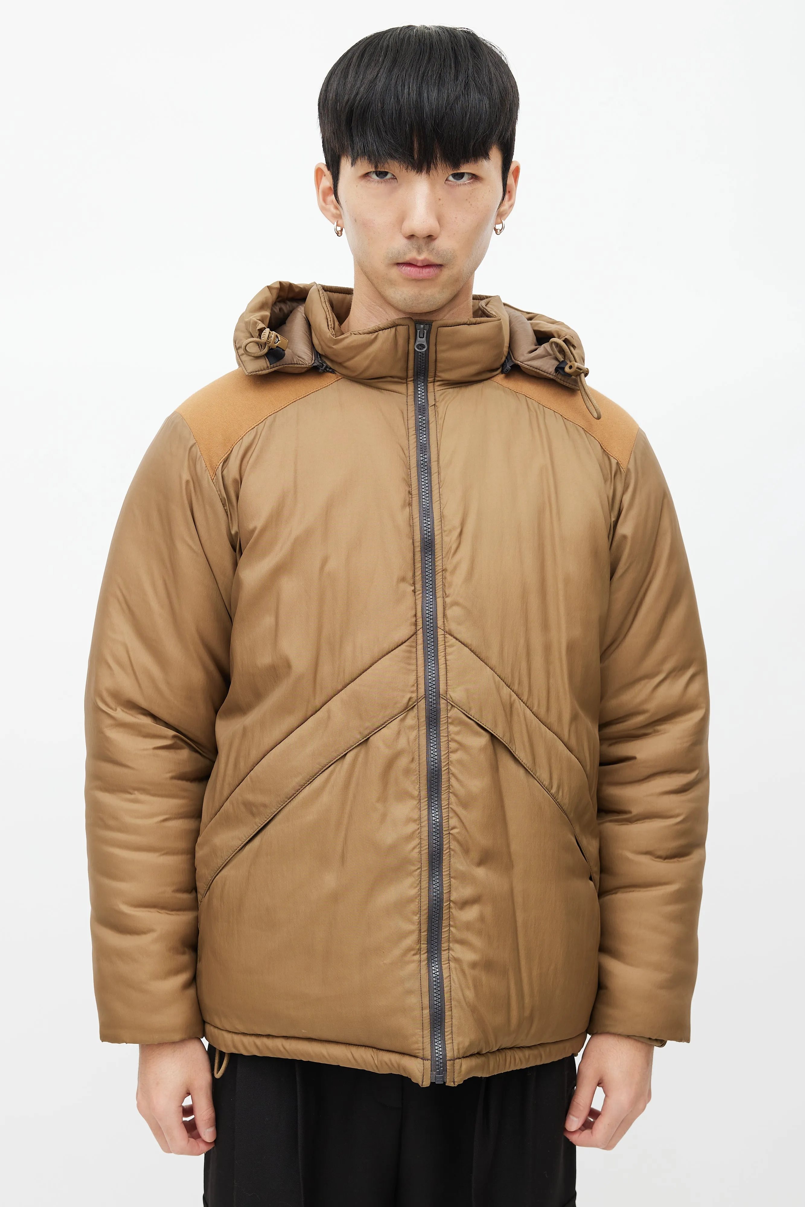 Brown L7 Puffer Jacket