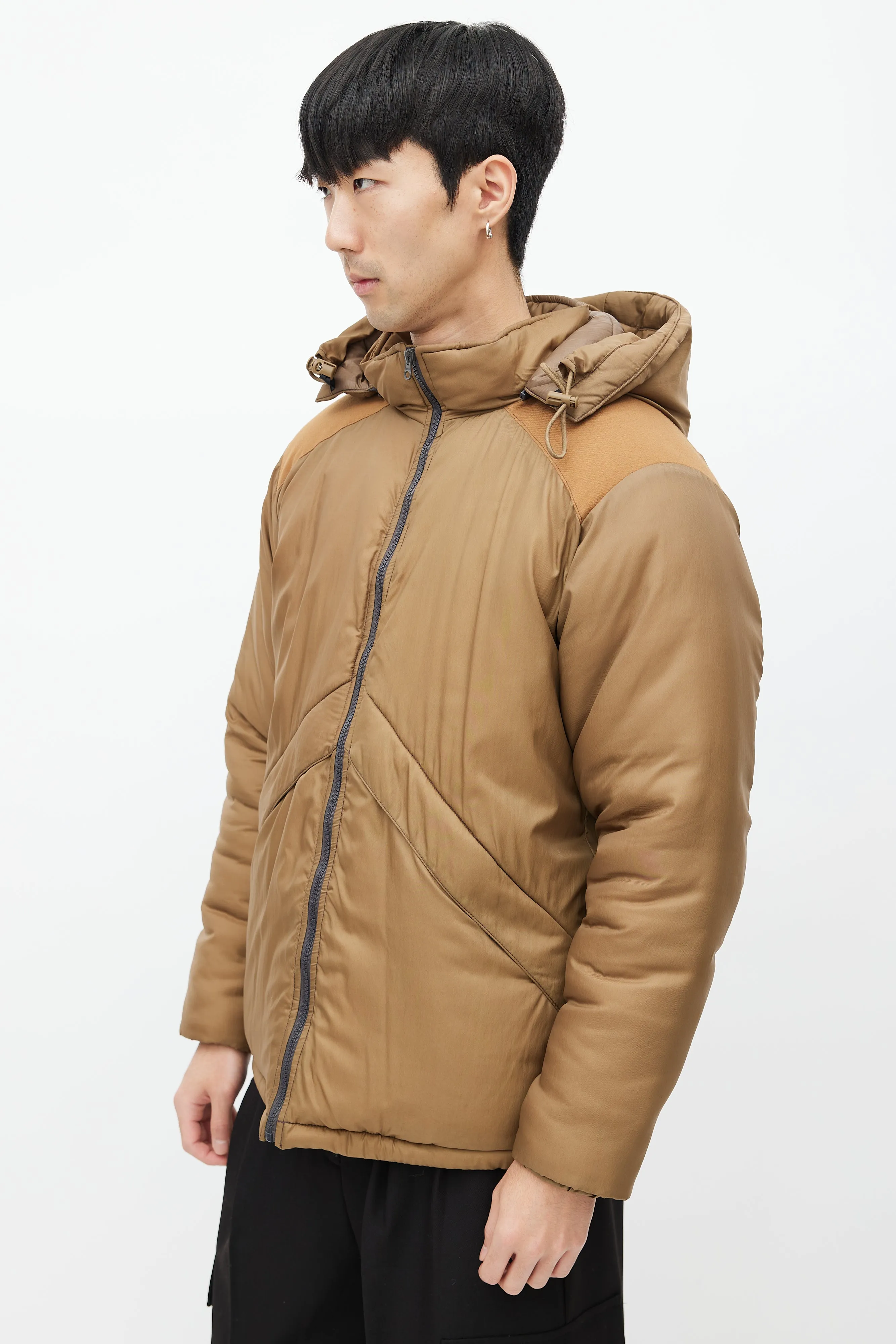 Brown L7 Puffer Jacket