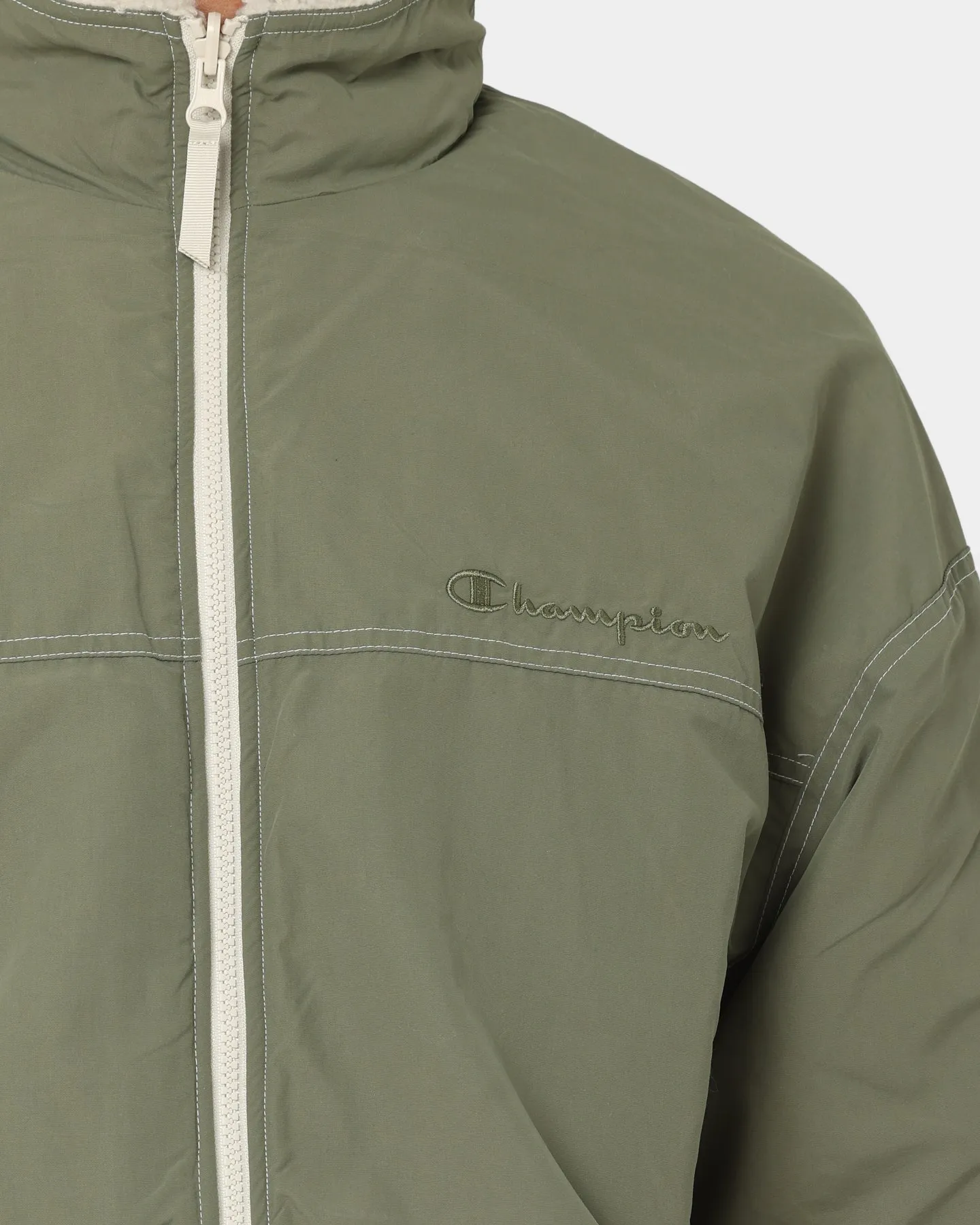 Champion RB Mix Media Jacket Cargo Olive