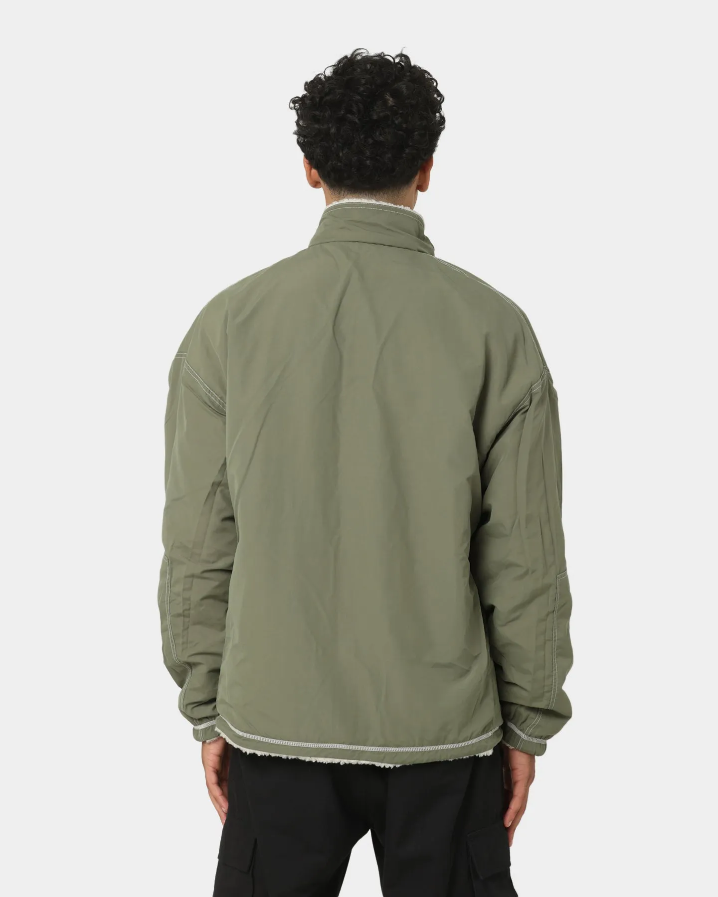 Champion RB Mix Media Jacket Cargo Olive