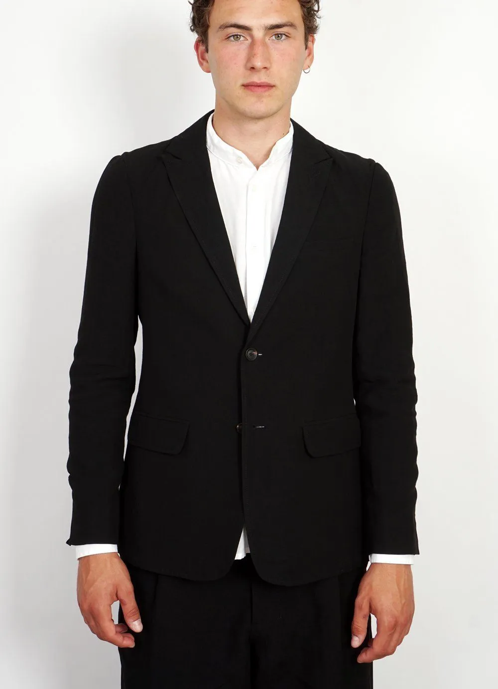 CHRISTOFFER | Two Button Blazer | Black