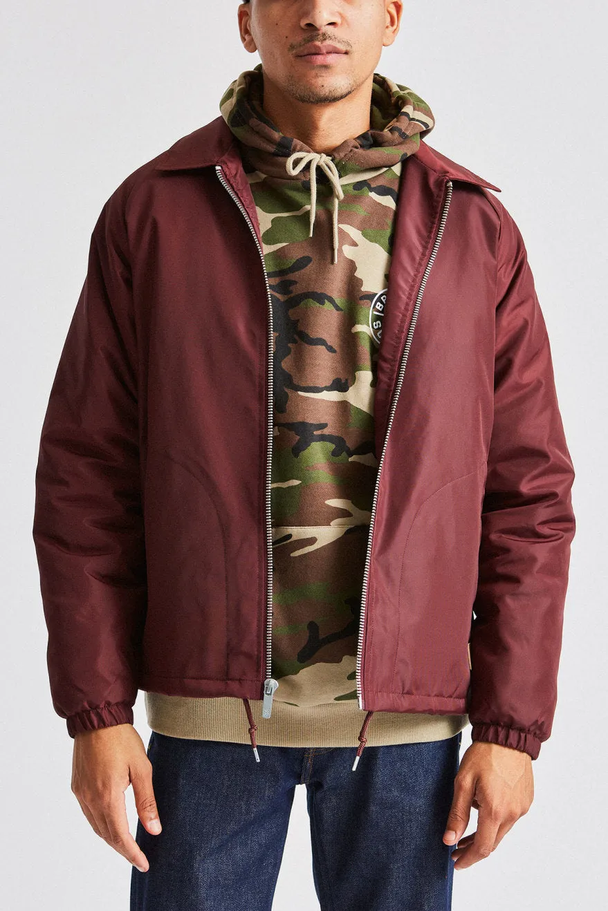 Claxton Collar Sherpa Jacket - Plum