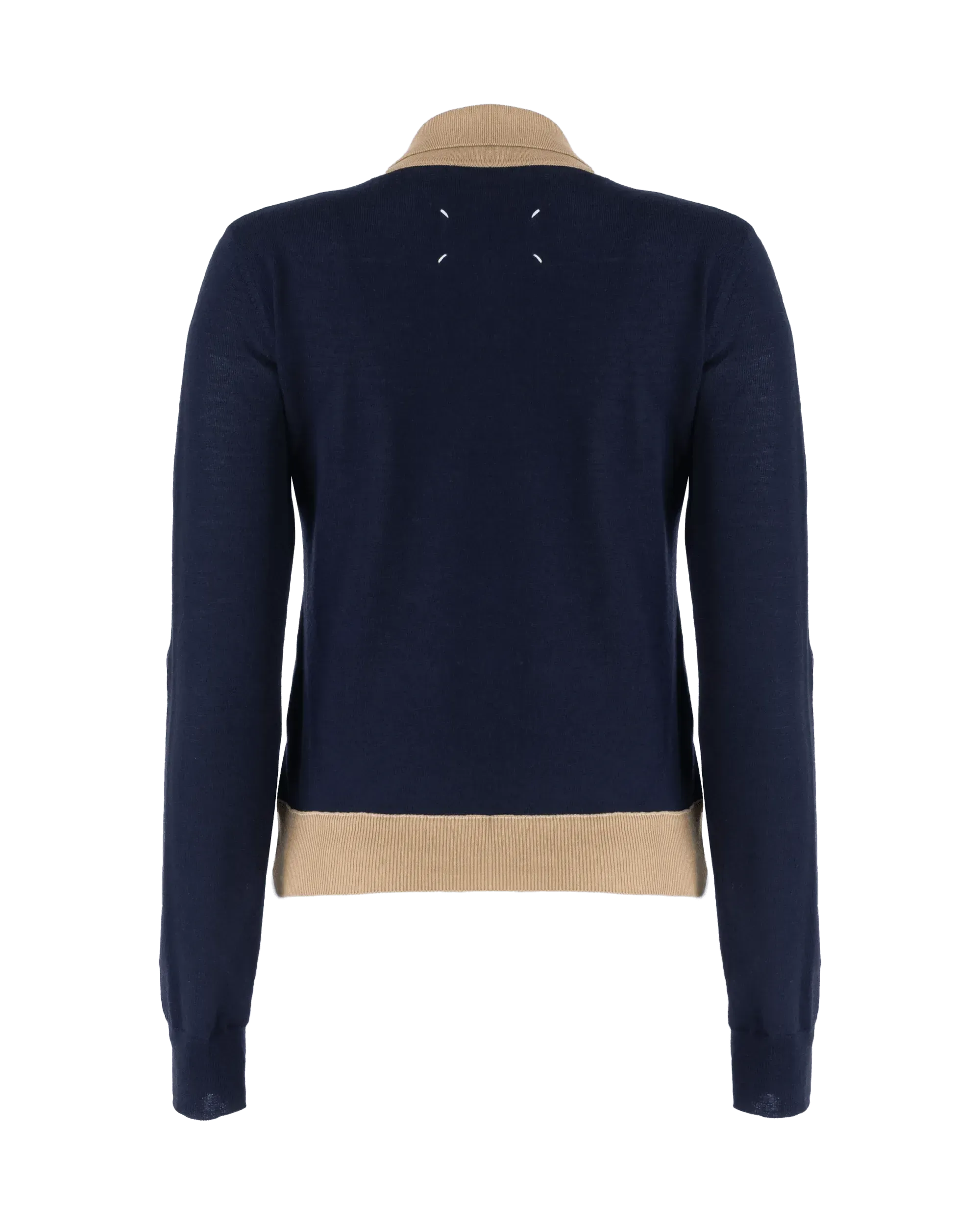 Color Block Polo Sweater