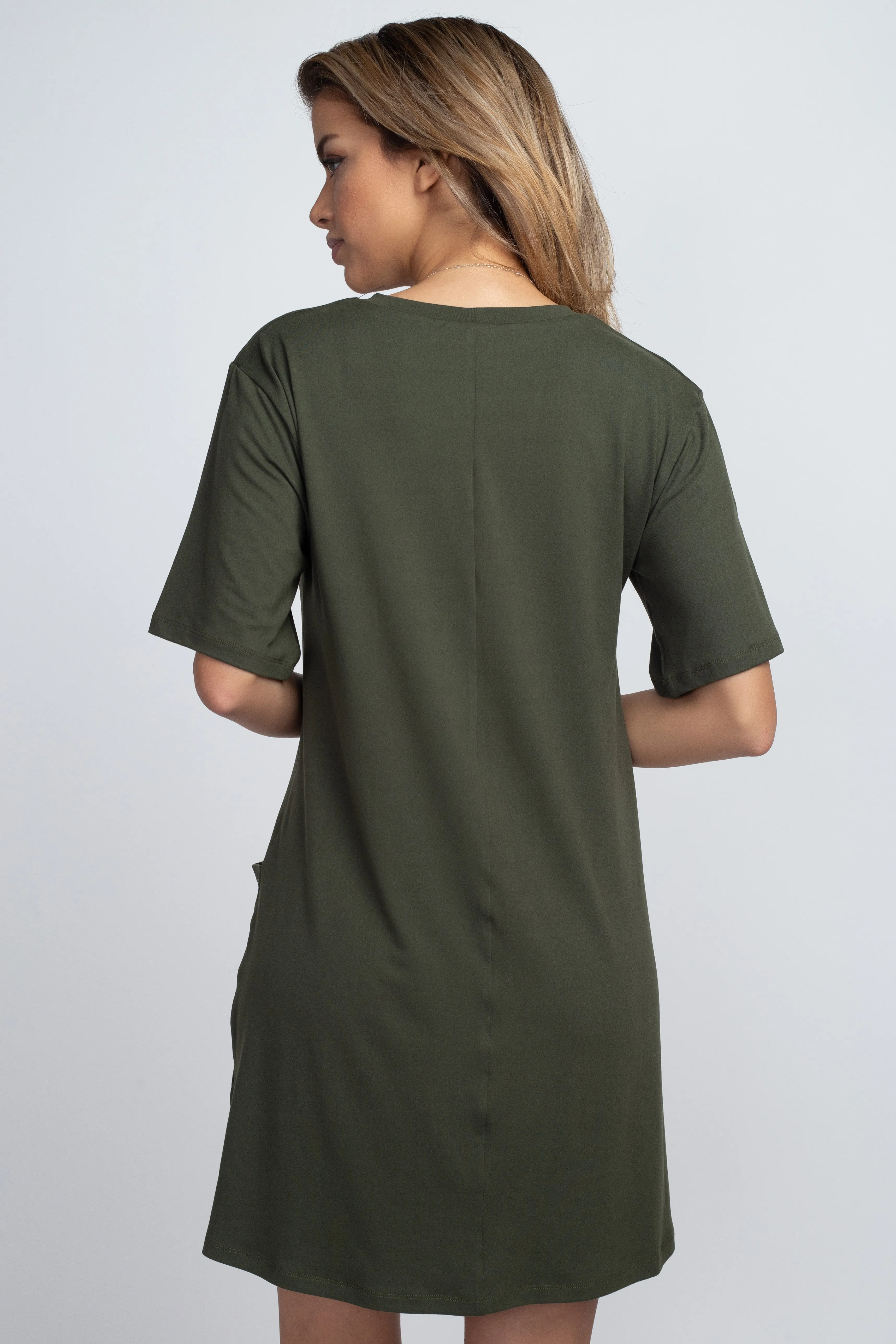 Day to Night Two Pocket T-Shirt Dress