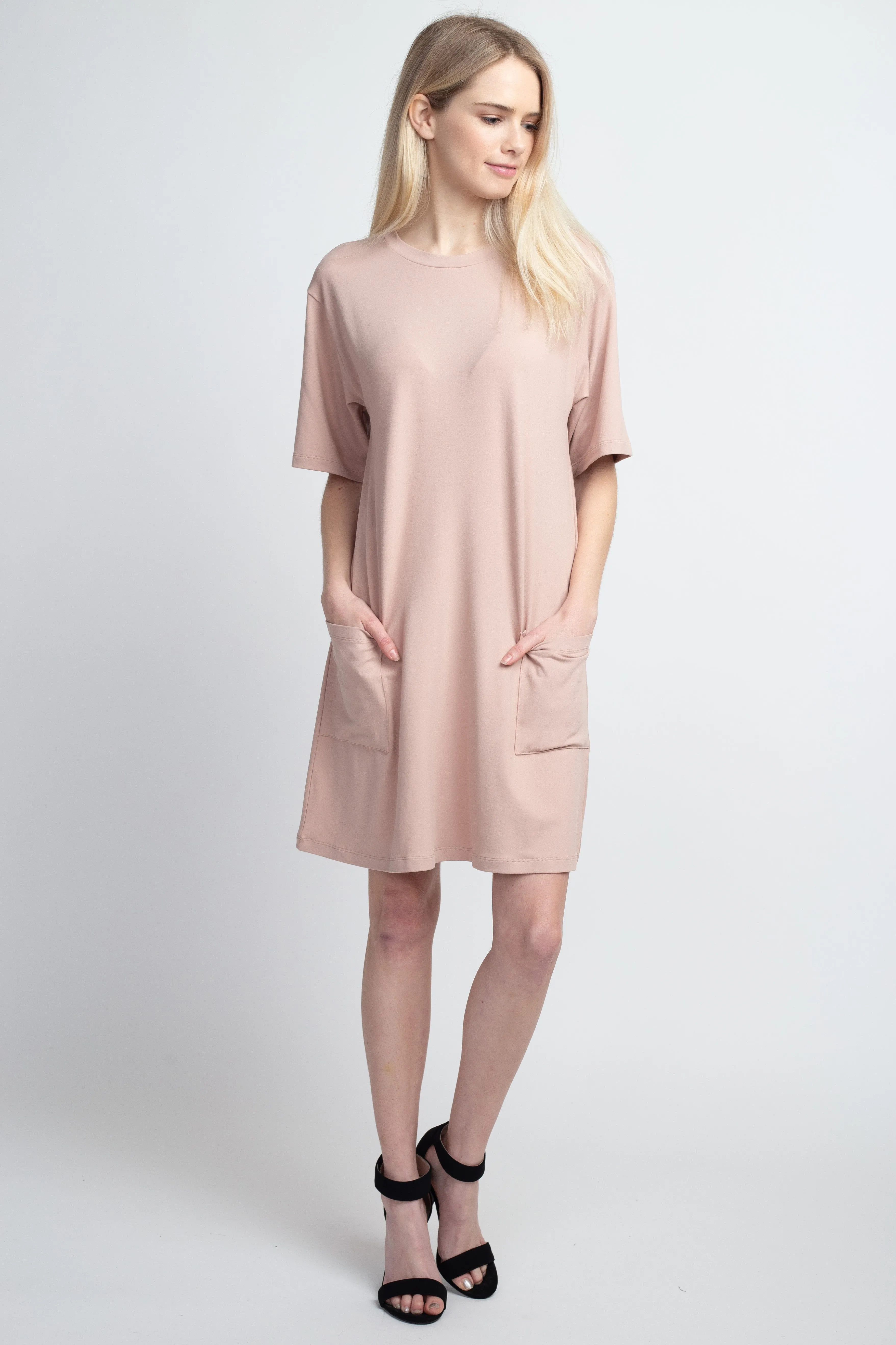 Day to Night Two Pocket T-Shirt Dress