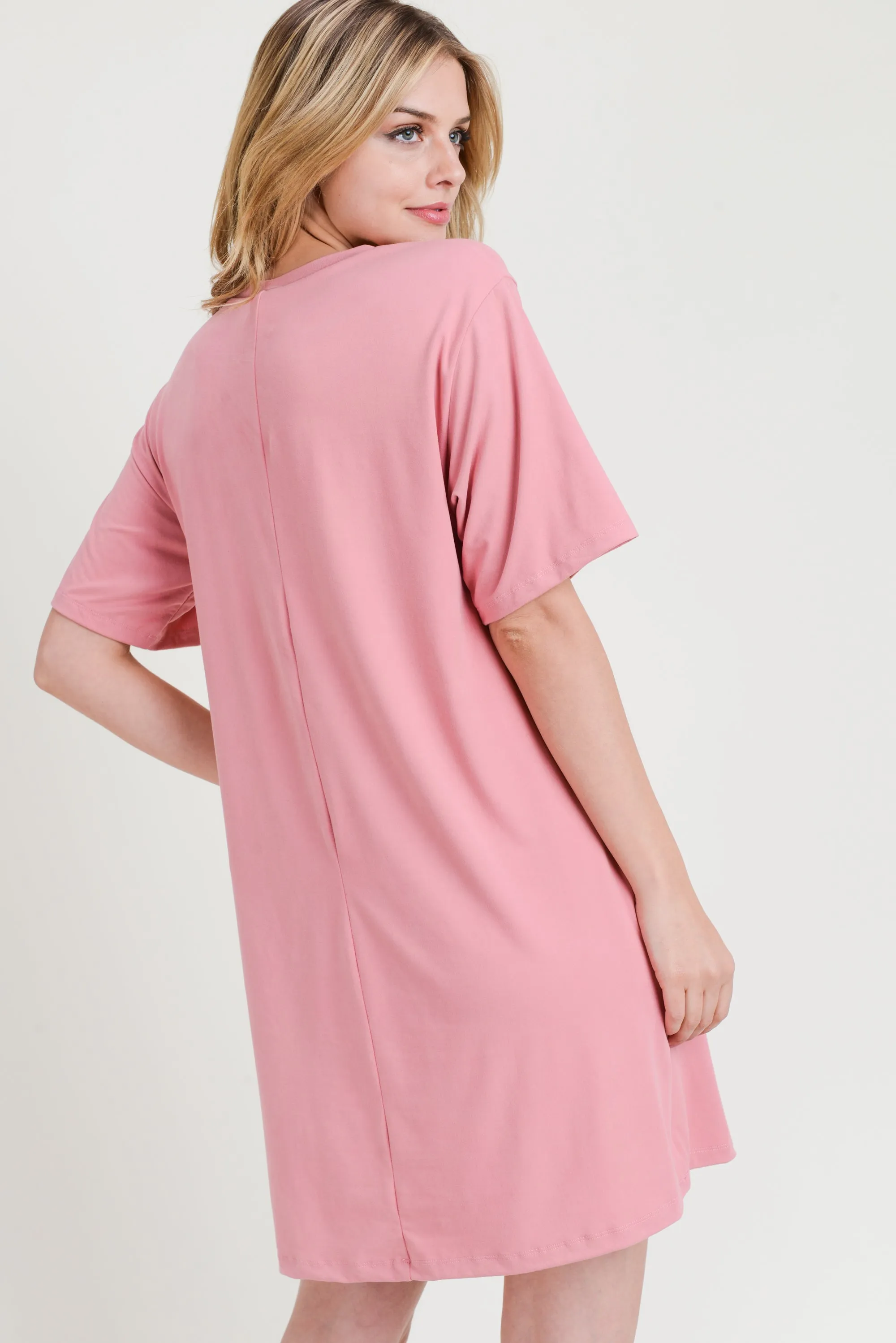 Day to Night Two Pocket T-Shirt Dress