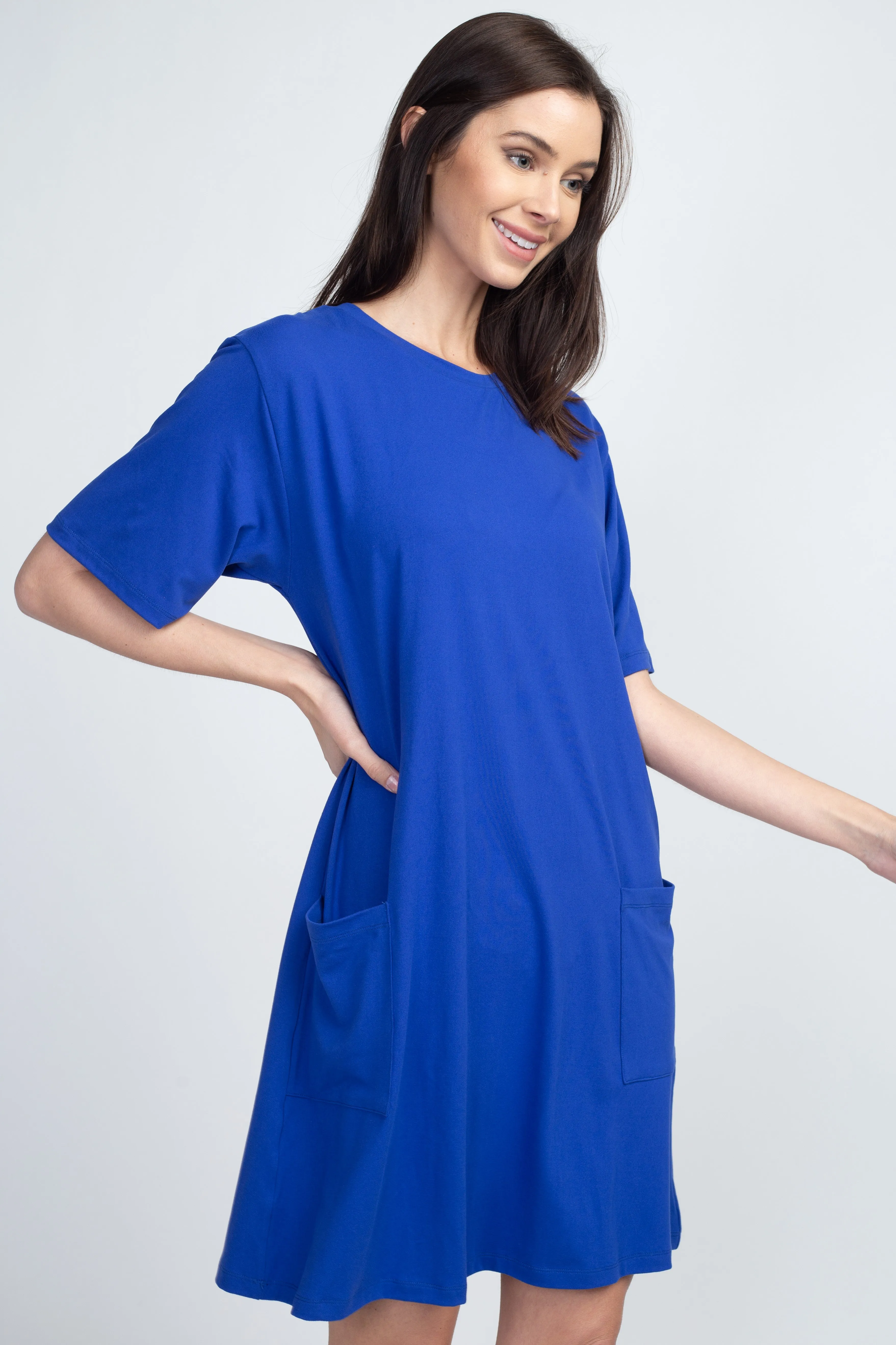 Day to Night Two Pocket T-Shirt Dress