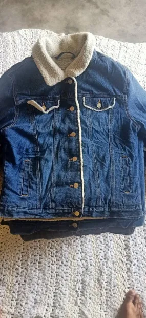 Denim Sherpa jacket ladies 25 peice