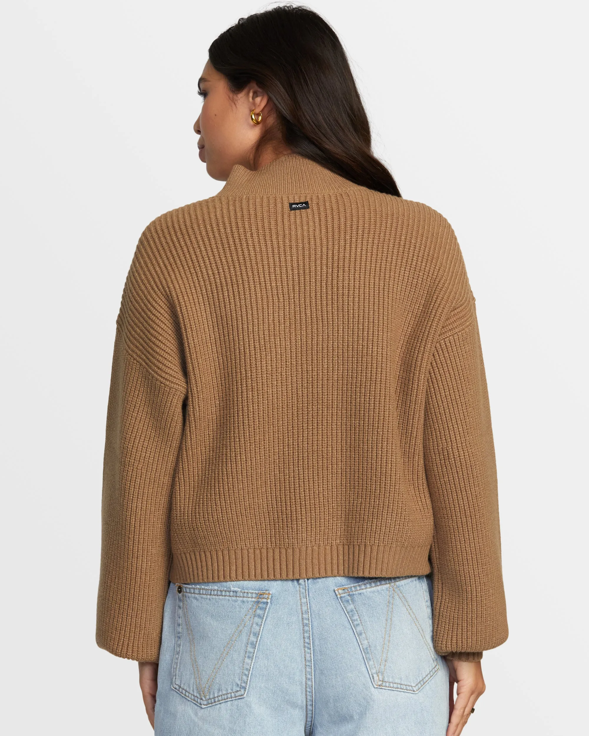 Dream Cycle Turtleneck Sweater - Ermine