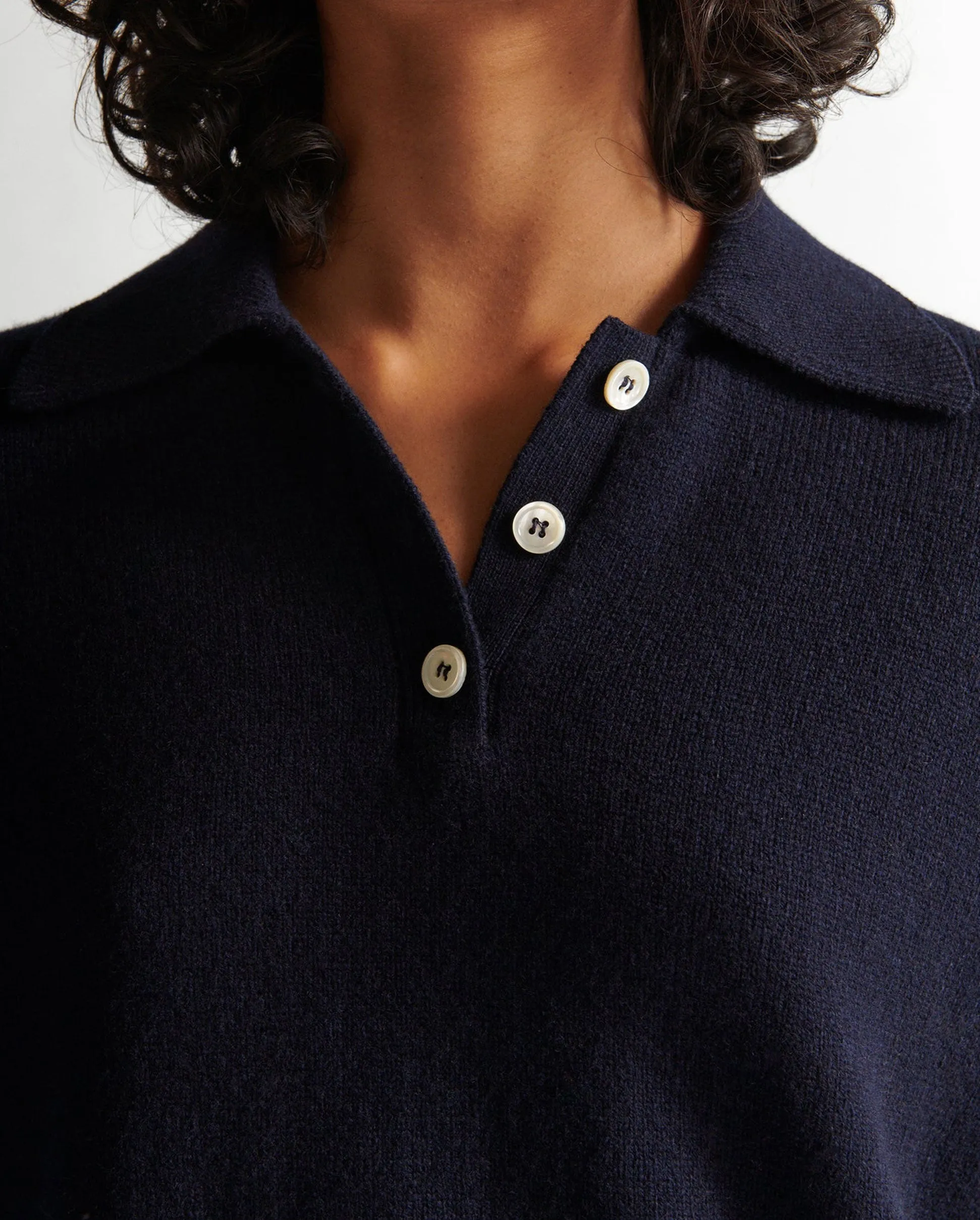 EDITH POLO SHIRT/ NAVY