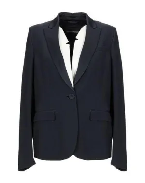 Emporio Armani Women Blazer Dark blue 12 UK