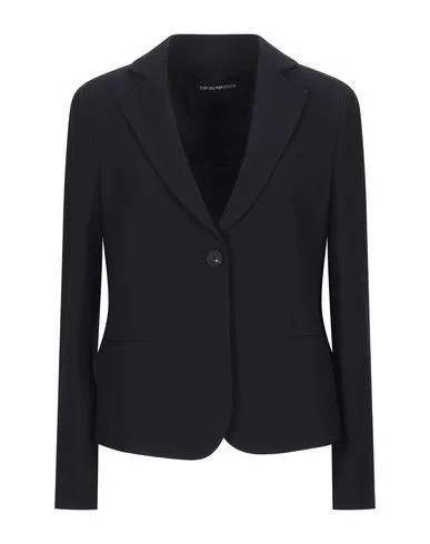 Emporio Armani Women Blazer Dark blue 16 UK