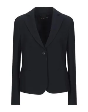 Emporio Armani Women Blazer Dark blue 16 UK