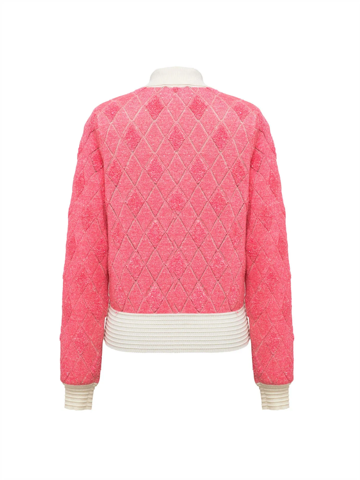 EP YAYING Two-tone Jacquard Knitwear