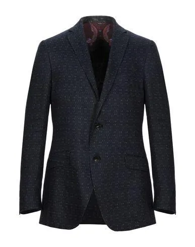 Etro Man Blazer Dark blue 44 suit