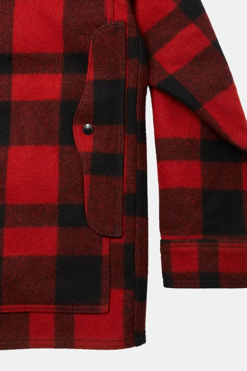 Filson Mackinaw Wool Cruiser Jacket (Red/Black Plaid)