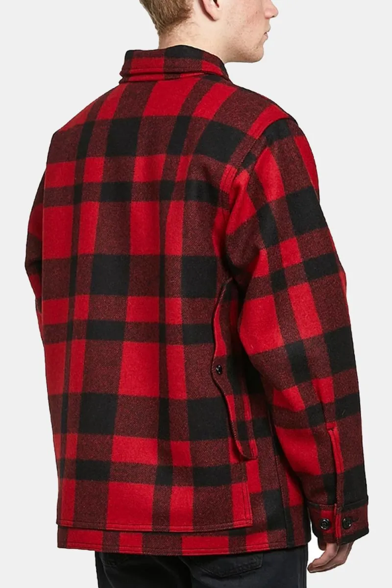 Filson Mackinaw Wool Cruiser Jacket (Red/Black Plaid)