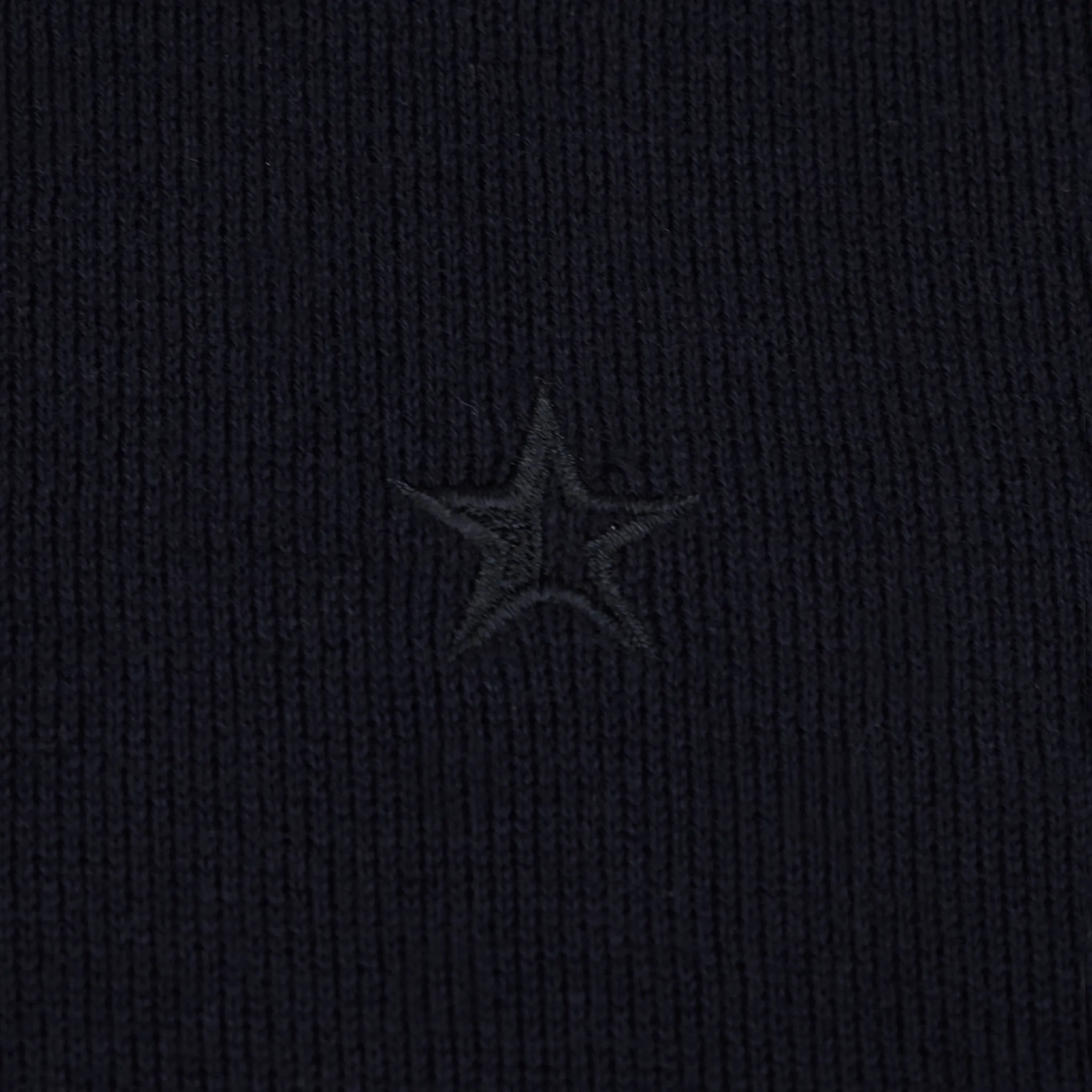 Fine Cut Knitted Polo - Deep Navy