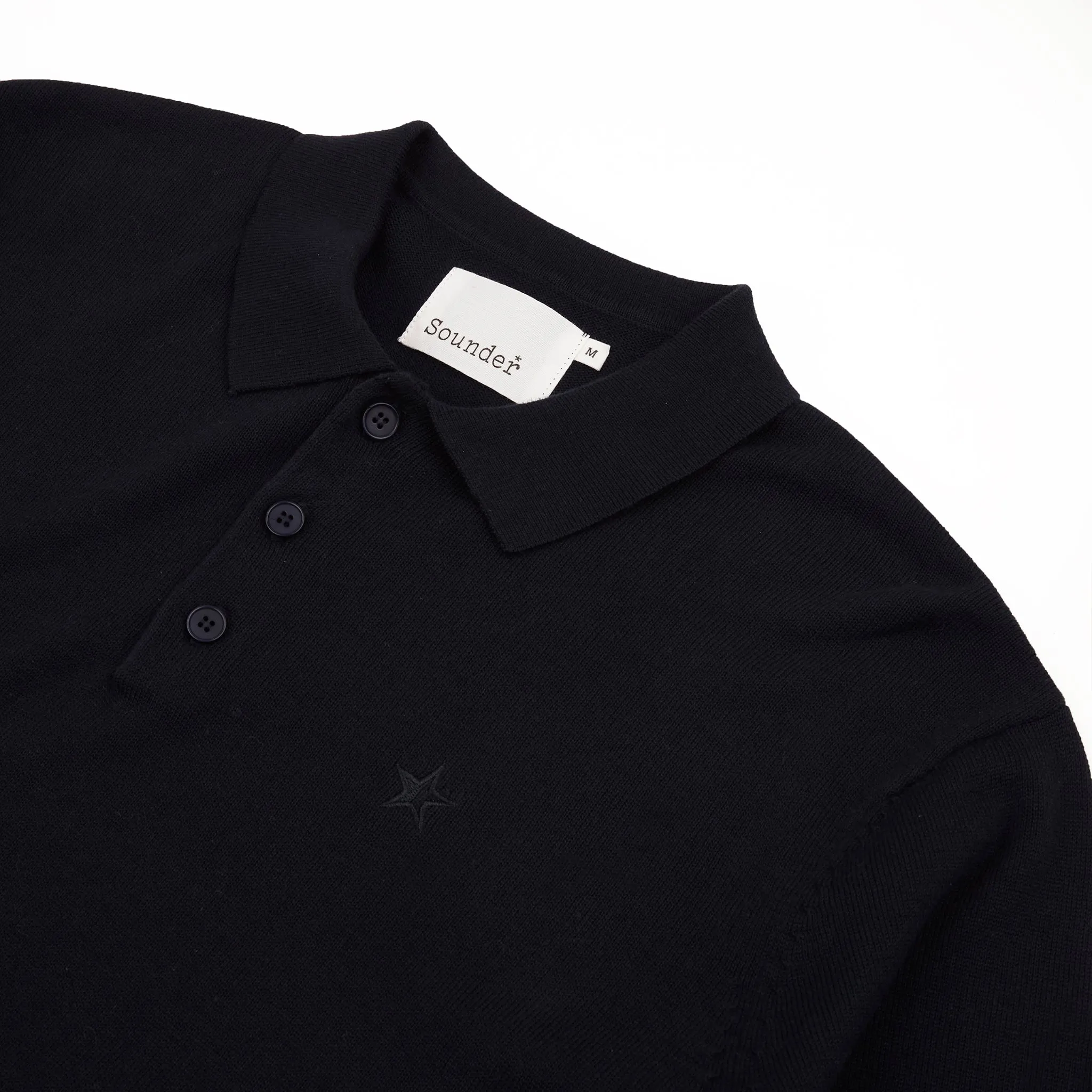 Fine Cut Knitted Polo - Deep Navy