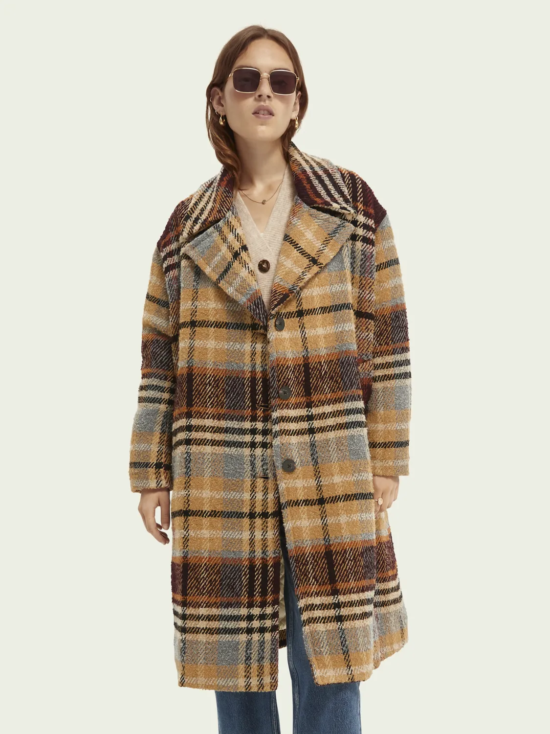 Fitz Oversized Bouclé Coat