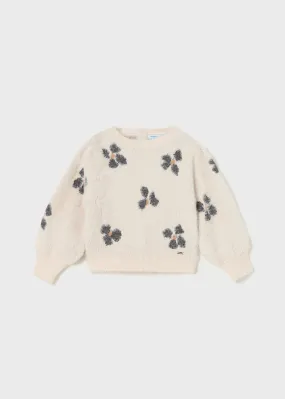 Flower Sweater, Natural, 2310