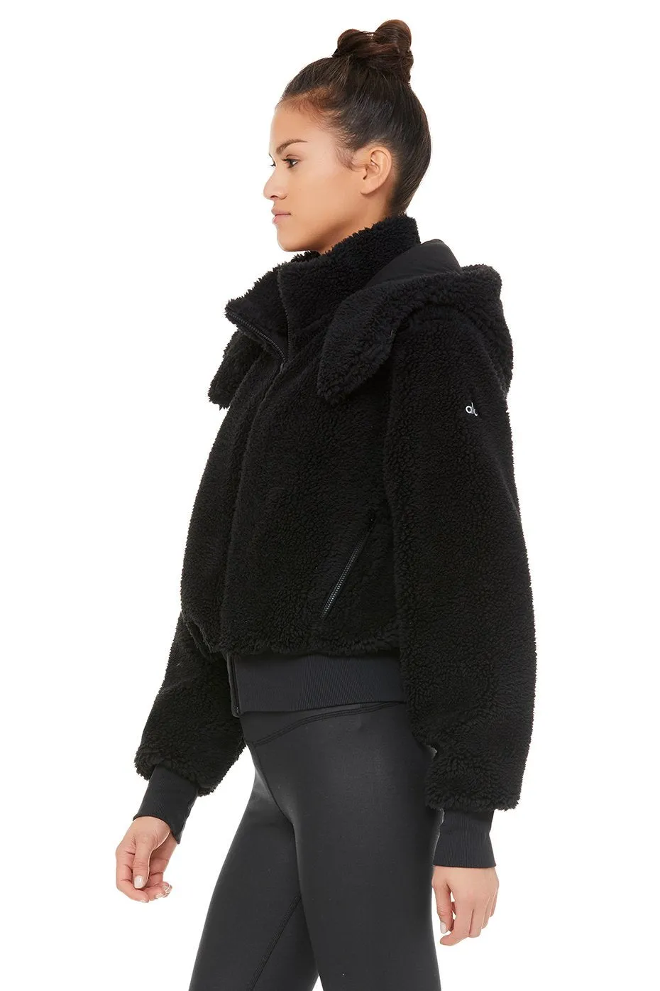 Foxy Sherpa Jacket - Black