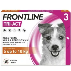 Frontline Tri-Act Spot On Small Dogs Pipettes Pack of 3