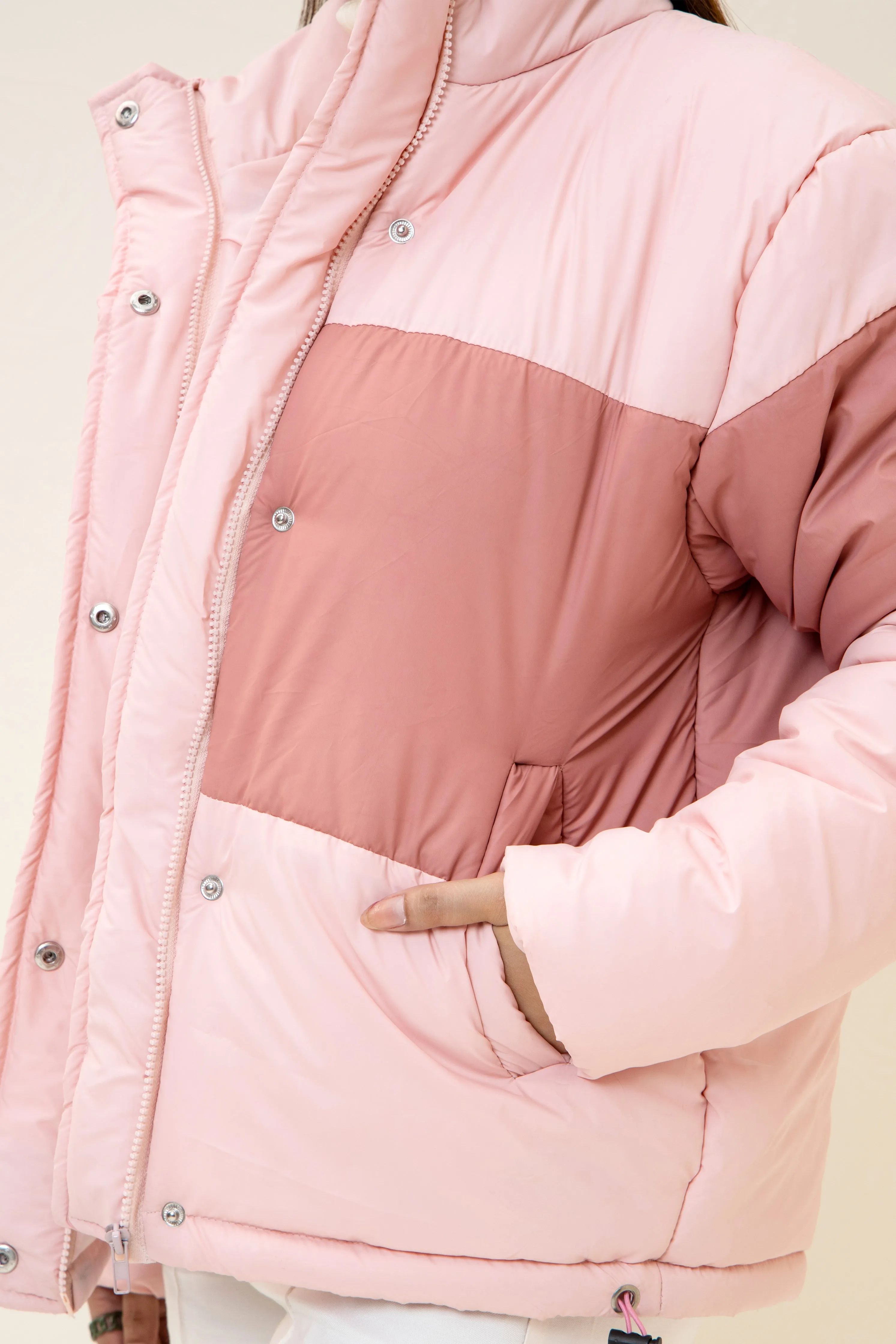 Frostline puffer jacket pink