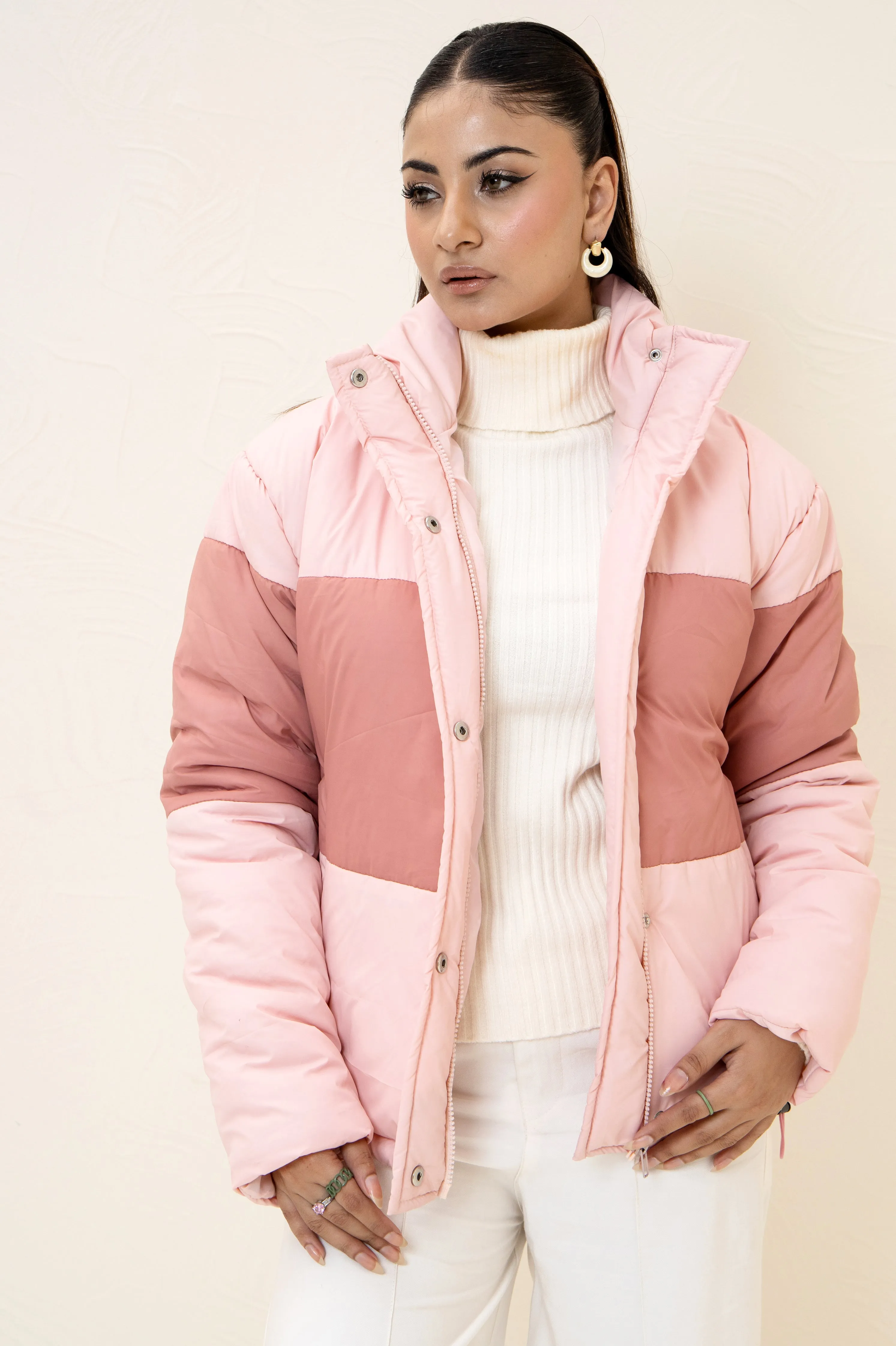 Frostline puffer jacket pink