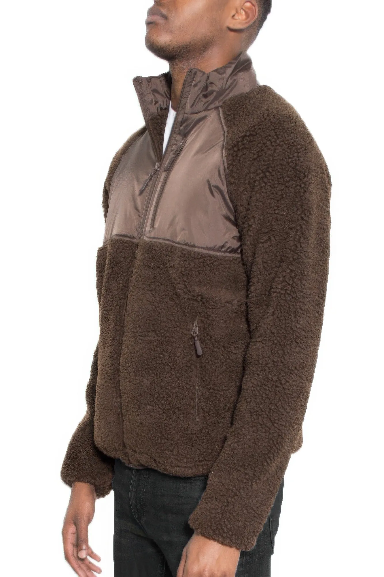 Full Zip Sherpa Fleece Jacket