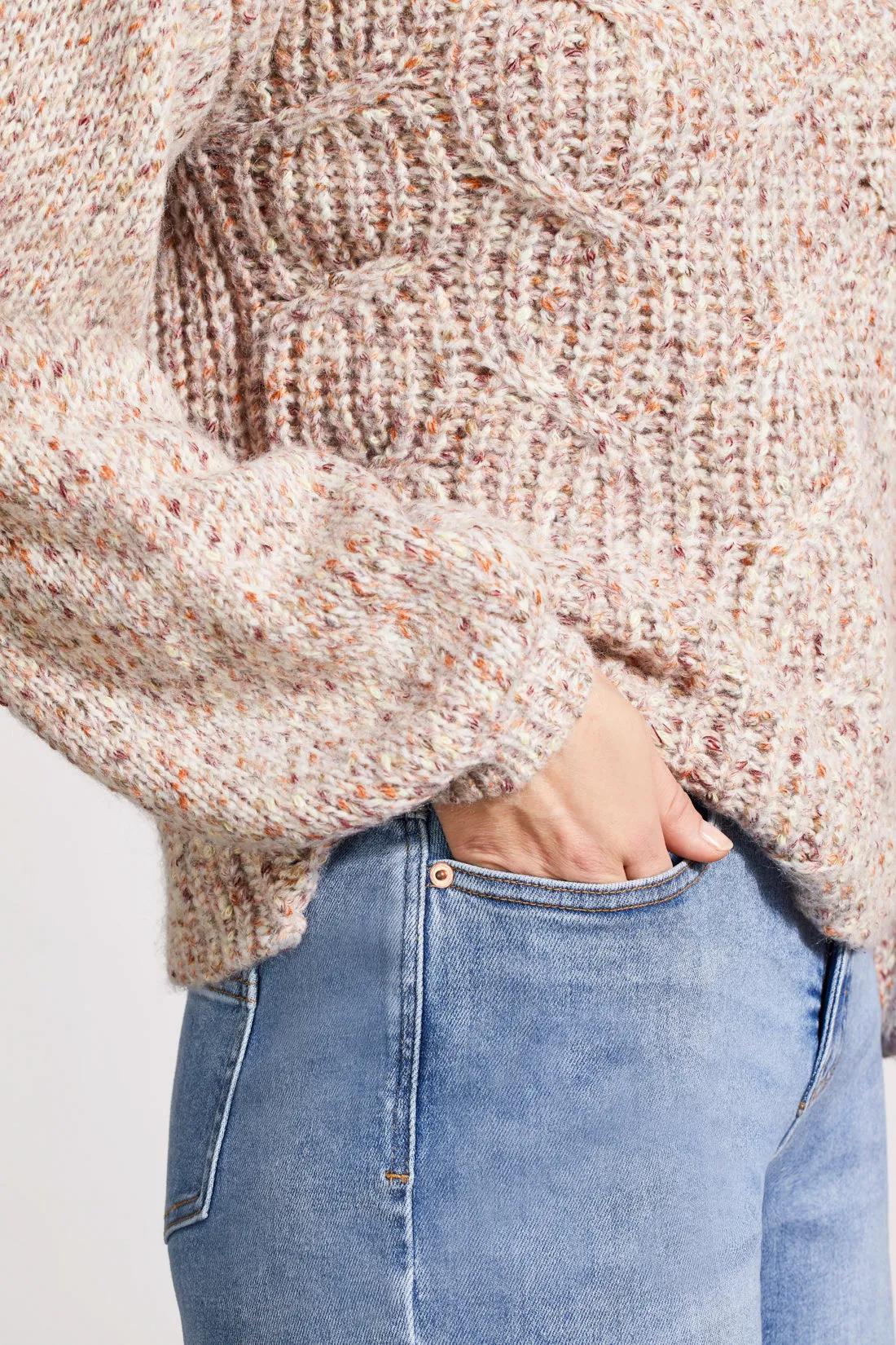 Funnel Neck Oversize Sweater