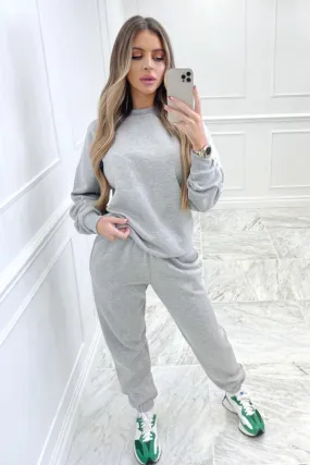 Glamify grey sweater essential loungewear set